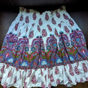 Beautifull Colorful Paisley Print Dereck Heart Similar to Bohemian-Style Sz L